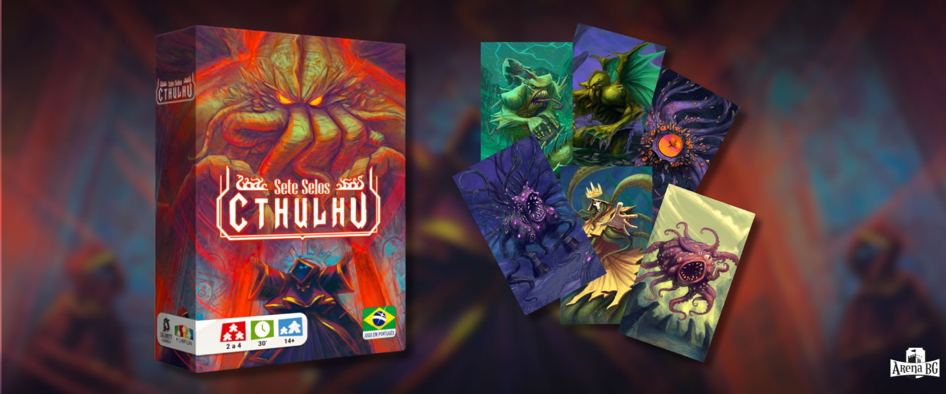 Cthulhu: Sete Selos : Cardgame com estratégia