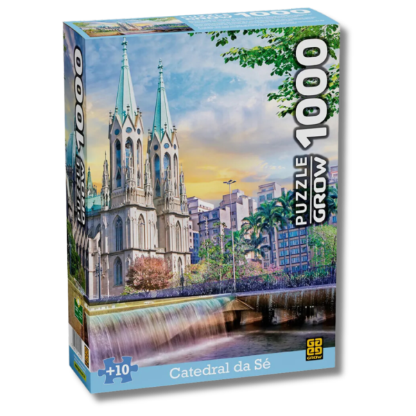 Quebra cabeça 1000 peças: Catedral da sé